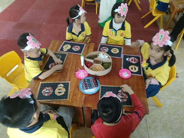 A group of children sitting at a table

AI-generated content may be incorrect.