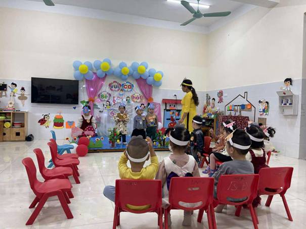 A group of children sitting in chairs in a room

AI-generated content may be incorrect.